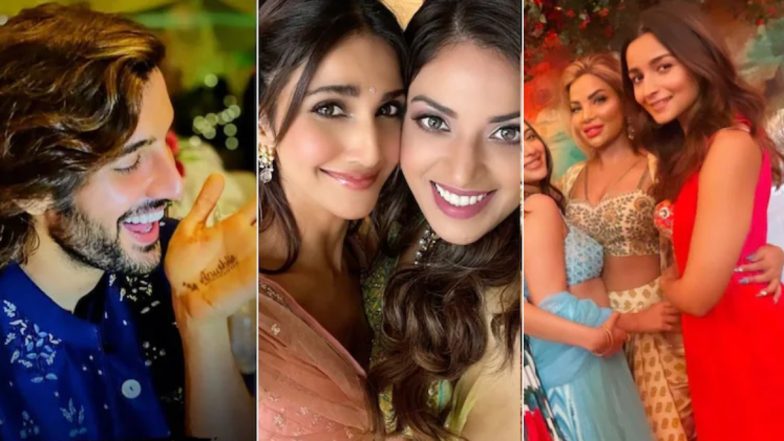 Aditya Seal-Anushka Ranjan Pre-Wedding Celebration: Alia Bhatt, Vaani Kapoor, Athiya Shetty Attend the Festivities (View Pics and Video)