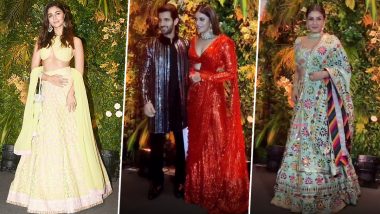 Aditya Seal-Anushka Ranjan Sangeet: Alia Bhatt, Raveena Tandon, Vaani Kapoor and Other Celebs Look Glam at the Function! (View Pics and Video)