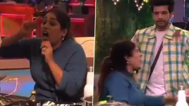 Bigg Boss 15: Afsana Khan Tries To Harm Herself With a Knife After Being Denied Access to VIP Room (Watch Video)