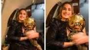 Alexia Putellas Poses With Ballon d&rsquo;Or 2021 Trophy, Posts a Picture on Social Media