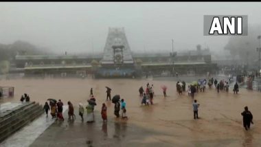 Andhra Pradesh Rains: Heavy Rainfall Wreaks Havoc in Tirupati, Flight Service Hit