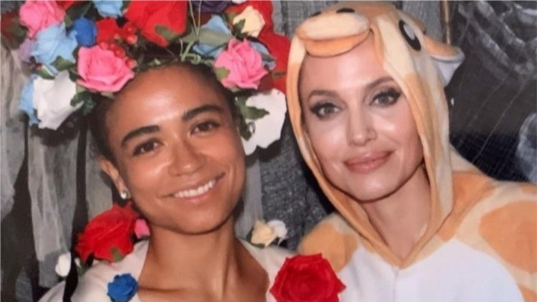 Angelina Jolie Dressed in Giraffe Onesie from Pre-Pandemic Halloween Party Goes Viral, View Pic!