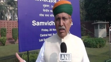 India News | 'Disrespect to Constitution of India': MoS Meghwal Slams Oppn for Boycotting Constitution Day Celebrations