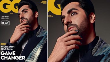 Ayushmann Khurrana’s Gender-Fluid Style With Black Nail Colour for GQ India Is Exceptionally Cool