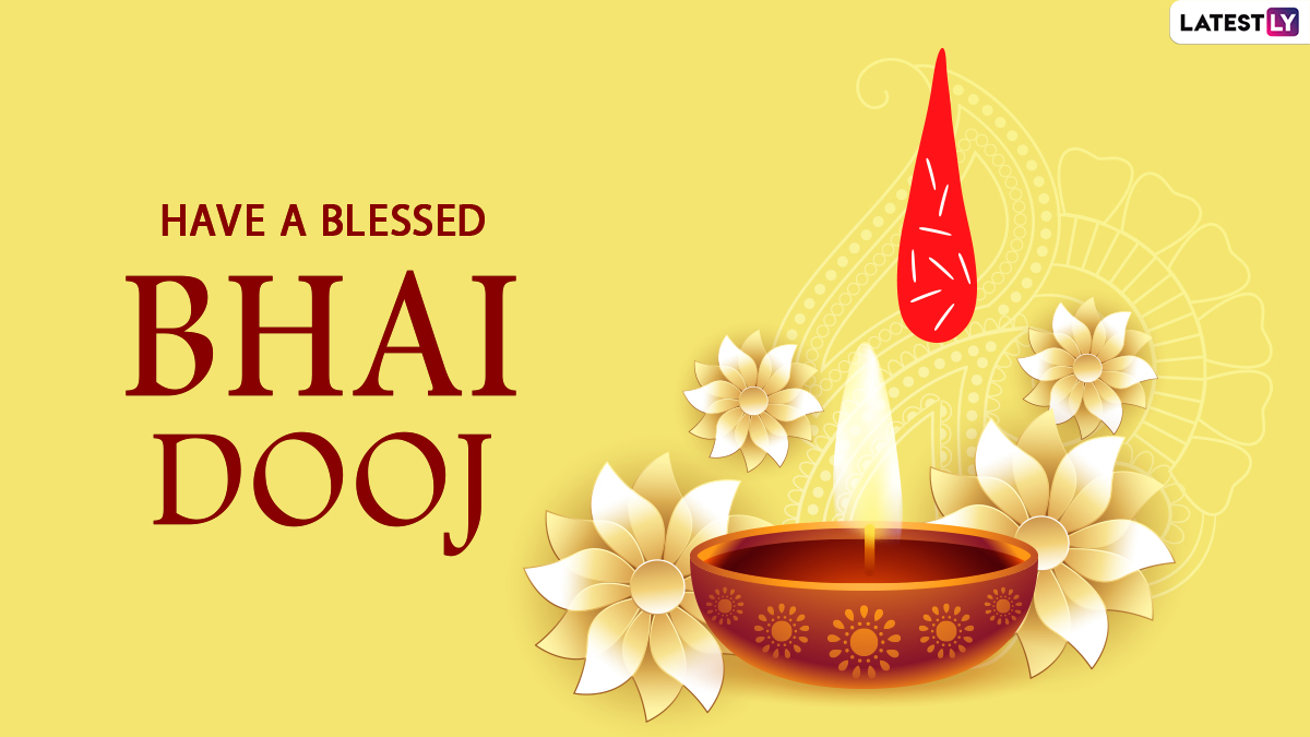 Happy Bhai Dooj 2021 Wishes & HD Images: Send Bhai Tika Greetings ...