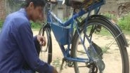 India News | Gujarat: Class 12 Student from Vadodara Creates Solar Bicycle from Scrap