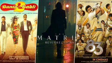 From Saif Ali Khan’s Bunty Aur Babli 2, Keanu Reeves’ The Matrix Revolutions to Ranveer Singh’s 83, Eight Much-Anticipated Films Yet to Release in India in 2021