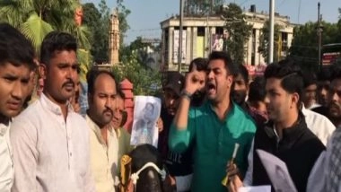India News | Indore: Youth Congress Protest Against Kangana Ranaut over Her Remark About India's Independence