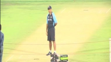 Sports News | Ind Vs NZ: Dravid Oversees First Practice Session as Rohit and Co Prepare for Series Opener