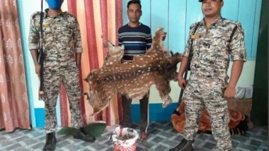 India News | West Bengal: Sarugara Forest Officials Arrest One with Deer Skin