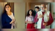 Business News | Sanskari Alok Nath Meets the No-Filter Raos of Hiccups and Hookups: Watch as Lara Dutta & Prateik Babbar Deal with the Uninvited Guest