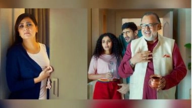 Business News | Sanskari Alok Nath Meets the No-Filter Raos of Hiccups and Hookups: Watch as Lara Dutta & Prateik Babbar Deal with the Uninvited Guest