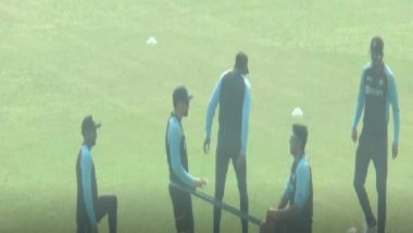 Sports News | Ind Vs NZ: Team India Hit Training Ground Ahead of 1st Test