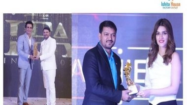 Business News | Ishita House Gets Felicitated by Sonu Sood During International Fame Awards 2021