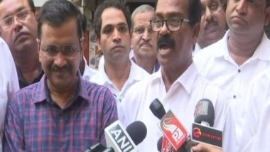 India News | Arvind Kejriwal Visits Gomantak Bhandari Samaj Head Office in Panaji, Becomes First Delhi CM to Visit Place