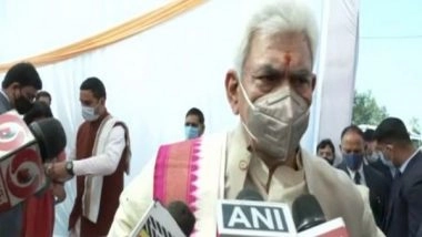 India News | J-K: LG Manoj Sinha Lays Foundation Stone of New Amarnath Yatri Niwas