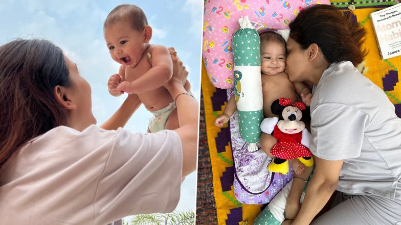 Happy Children’s Day 2021: Neeti Mohan Shares Adorable Pictures With His Little Munchkin Aryaveer (View Pics)