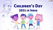 Children&rsquo;s Day 2021 Speeches in English & Bal Diwas Essays in Hindi: Easy Speech Topics for Kids To Deliver on Pandit Jawaharlal Nehru&rsquo;s Birthday (Watch Videos)