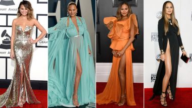 Chrissy Teigen Birthday Special: A Regular Red Carpet Stunner Whose Fashion Shenanigans Are the Hottest! (View Pics)