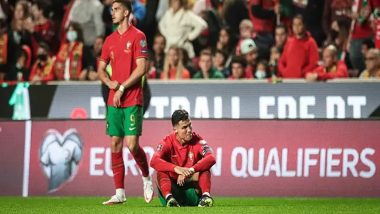 Cristiano Ronaldo Reduced to Tears After Portugal Fails to Qualify for FIFA 2022 World Cup, Serbia Seal 1-2 Win (See Pic)