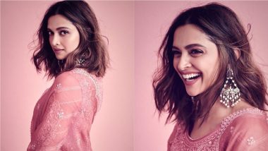 Deepika Padukone Flashes Her Million Dollar Smile in Pink Ethnic Outfit To Wish Fans on Diwali 2021 (View Pics)