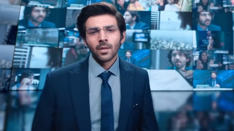 Dhamaka: Kartik Aaryan As News Anchor Arjun Pathak Asks Fans To Share Their Story With Hashtag #KyaKhoyaKyaPaaya (Watch Video)