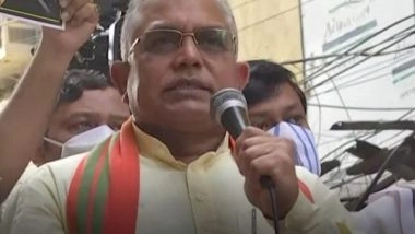 India News | Fraudulent State Govt: BJP's Dilip Ghosh Hits out at West Bengal Govt for Not Reducing VAT on Petrol, Diesel