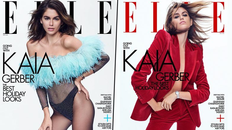 Kaia Gerber Looks Drop-Dead Gorgeous in Sexy Outfits As She Turns Cover Girl for Elle! (View Pics)