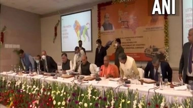 India News | Rajnath Singh Attends Consultation Meeting on UP Defence Corridor in Lucknow