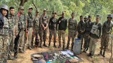 India News | ITBP Seizes Many Firearms, Explosive Components, Naxal Literature from Chhattisgarh in Joint Operation