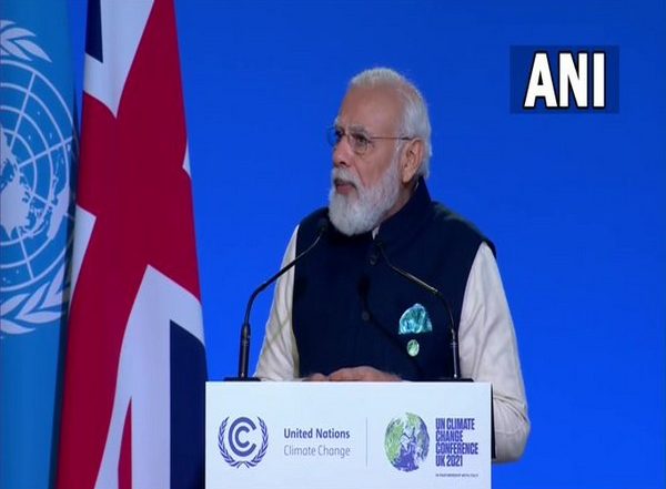 PM Narendra Modi at COP26 Summit 2021, Says ‘India To Attain Target of Net-Zero Emissions by 2070’