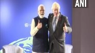 World News |    PM Modi Meets UK Counterpart Boris Johnson in Glasgow