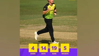 Sports News | T20 WC: Australia Boost Semi-final Chance with Thumping Win over Bangladesh