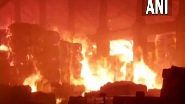 India News | Fire Continues at Paper Mill in Gujarat's Vapi