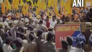 India News | SAD Chief, Leaders, Workers Protest Outside Punjab CM's Residence over Petrol, Diesel Prices