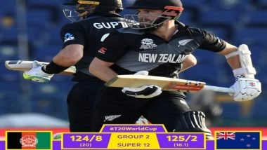 Sports News | T20 WC: India Knocked out as New Zealand Beat Afghanistan by 8 Wickets