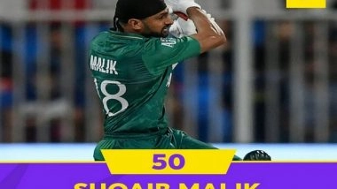 Sports News | Shoaib Malik Smashes Fastest T20 WC Fifty for Pakistan