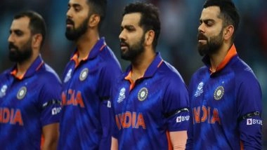 Sports News | T20 WC: Team India Sporting Black Armbands to Pay Tributes to Late Tarak Sinha