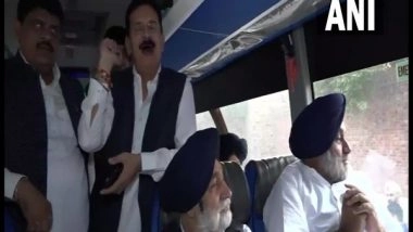 India News | Sukhbir Badal, Along with Other SAD Leaders, Leaves for Shri Salasar Dham in Rajasthan