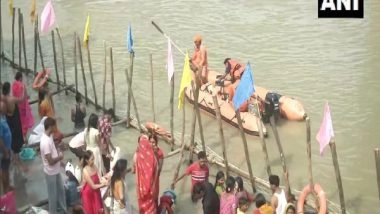 India News | NDRF Teams Deployed at Different Ghats in Patna for Chhath Puja