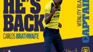 Sports News | Birmingham Bears Secure Brathwaite's Return as T20 Captain