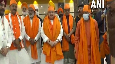 India News | UP: Nadda Visits Namdev Gurudwara in Kanpur
