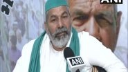 India News | 60 Tractors Will Head to Parliament on November 29, Says Rakesh Tikait