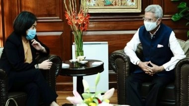 World News | Jaishankar Meets US Trade Envoy Tai, Discusses Global Trade Challenges, Need to Build Reliable and Resilient Supply Chains