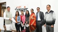 India News | Uttarakhand CM Distributes Compensation to Girl Students Who Lost Parents to COVID-19