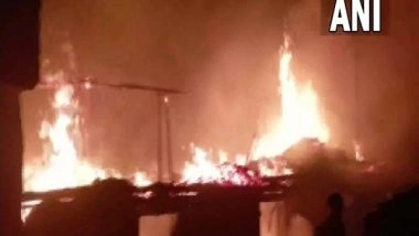 India News | Fire Breaks out in Andhra's Vizianagaram