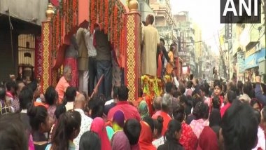 India News | 'Shobha Yatra' of Goddess Annapurna Reaches Kanpur