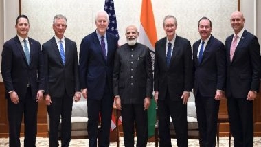 World News | PM Modi Meets US Congressional Delegation, Appreciates Their Role in Deepening India-US Friendship
