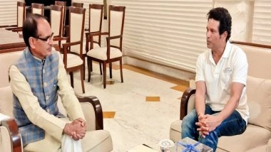 Sports News | Sachin Tendulkar Meets Madhya Pradesh CM in Bhopal