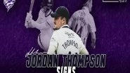 Sports News | England's Jordan Thompson Signs with Hobart Hurricanes for BBL